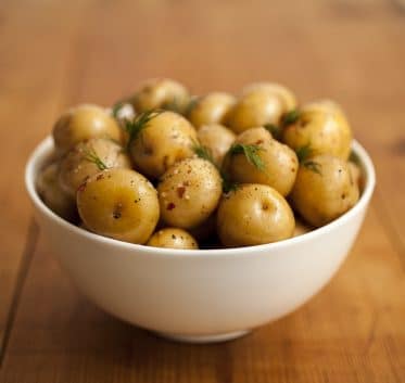 Mustard Roasted Baby Gold Potatoes