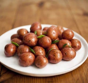 Buttery Baby Red Potatoes with Green Onions