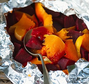 Roasted Beets with Squash & Orange