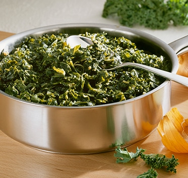 Sautéed Kale with Garlic and Onions