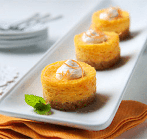 Mini Carrot Cheesecakes