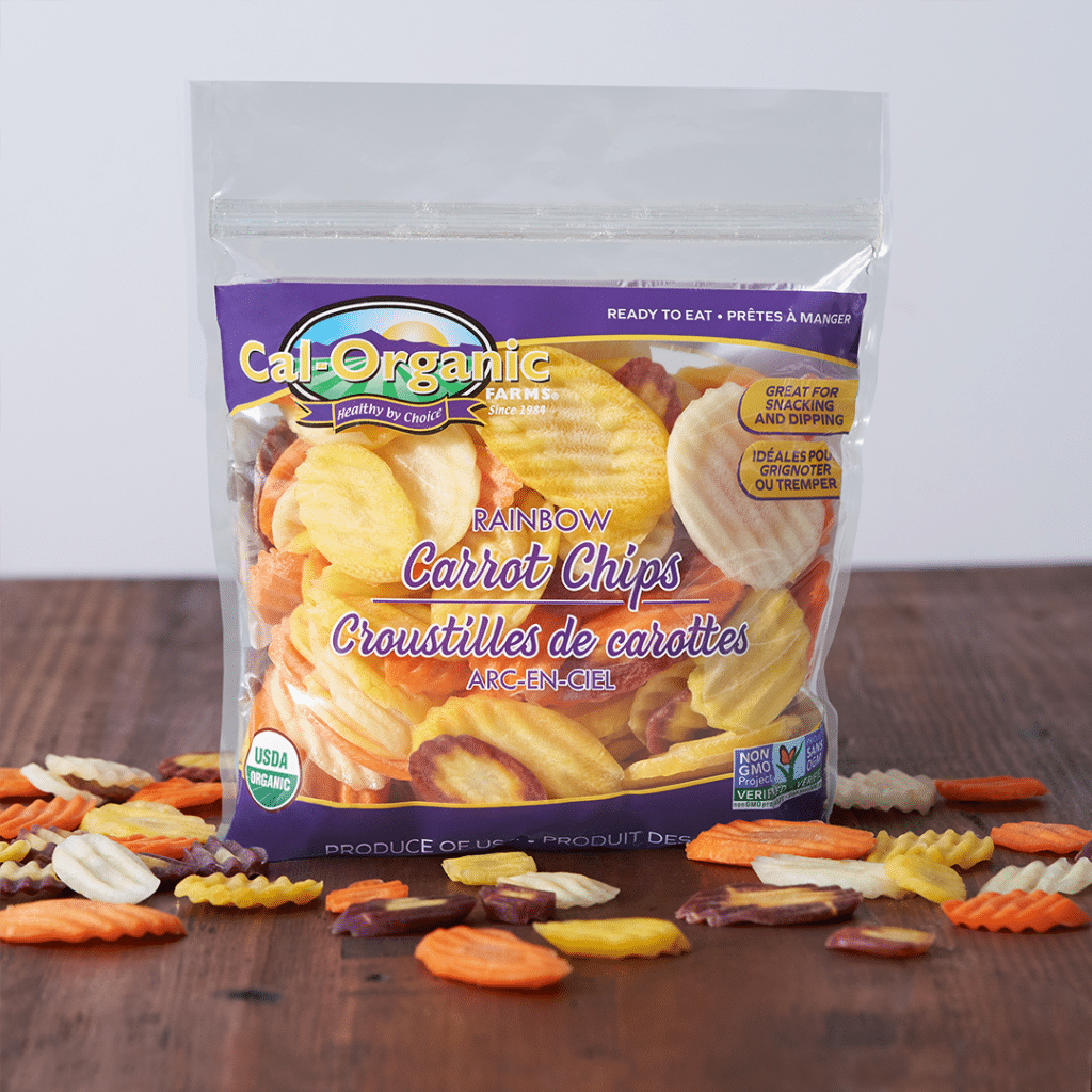 Rainbow Carrot Chips