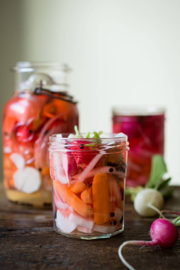 Pickled Radishes & Carrots