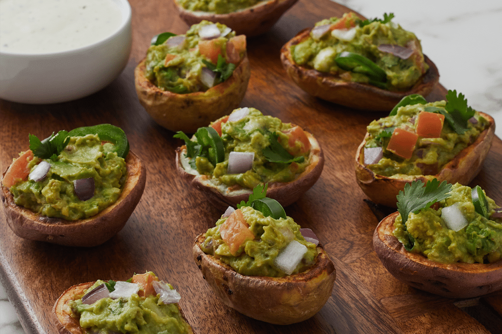 Guacamole Potato Skins