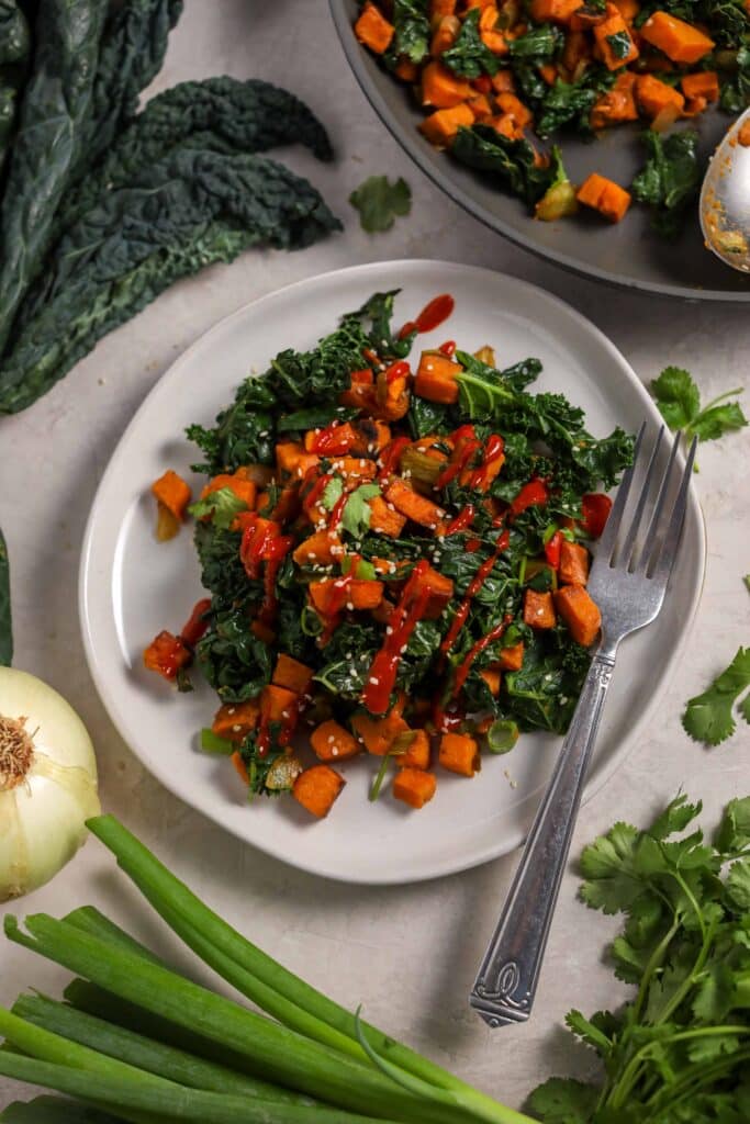 Kale & Sweet Potato Hash