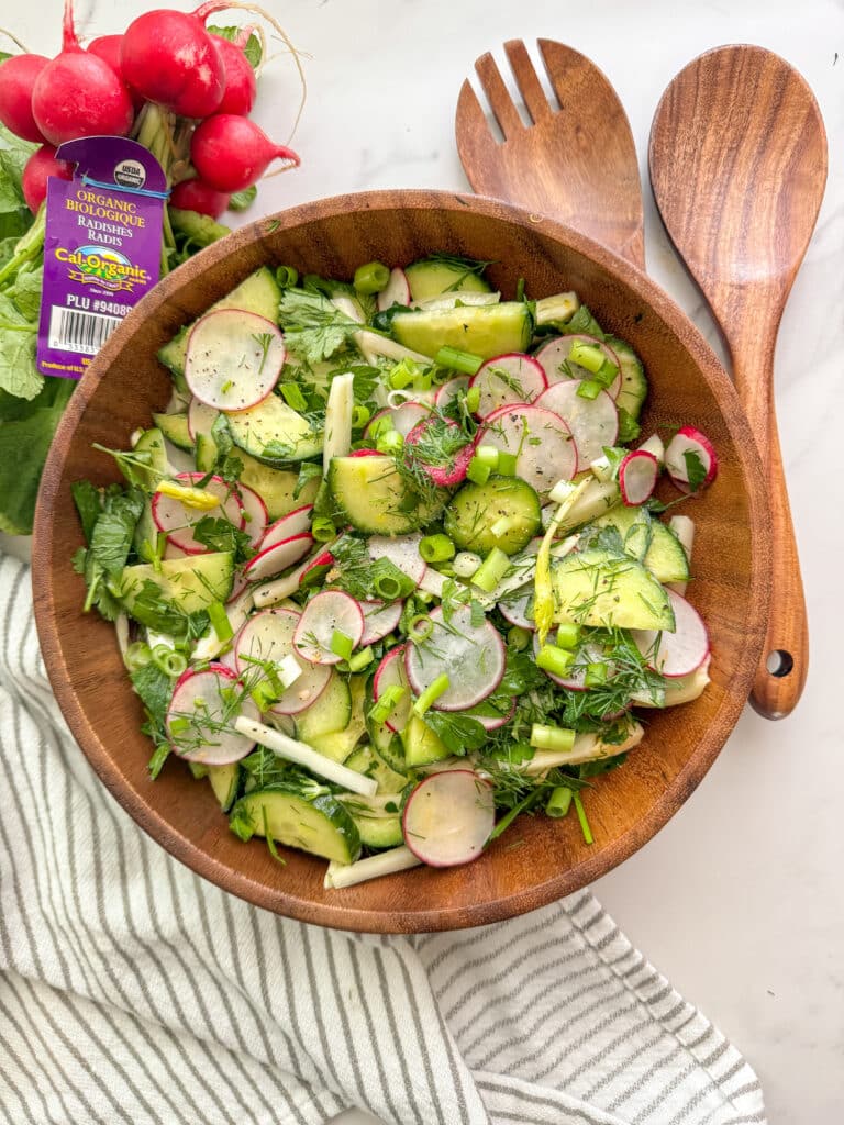 Herby Cucumber, Radish and Fennel Salad