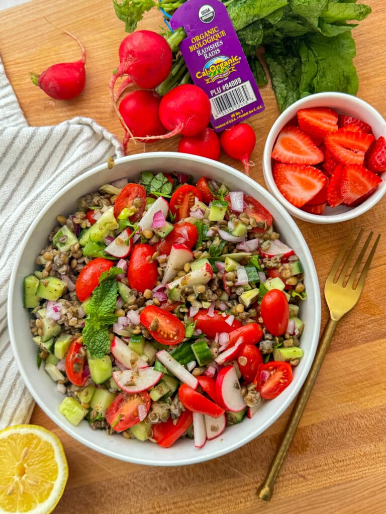 Lentil Tabbouleh Salad