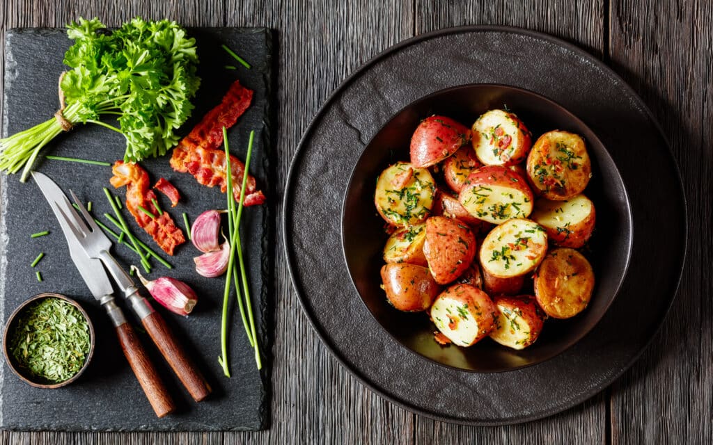 Garlic & Herb Roasted Potatoes
