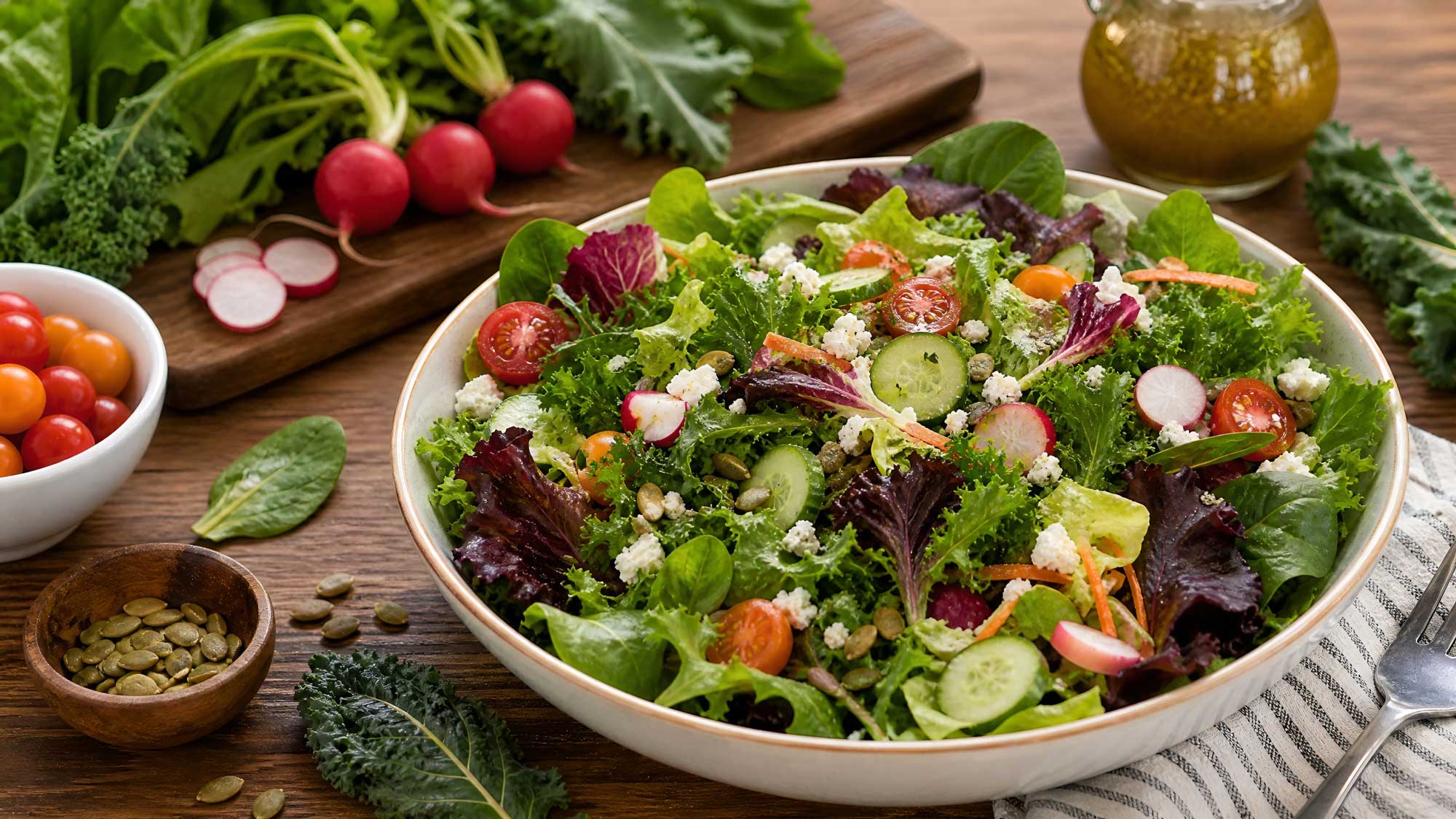 Which Leafy Vegetables Are Good in Salads?